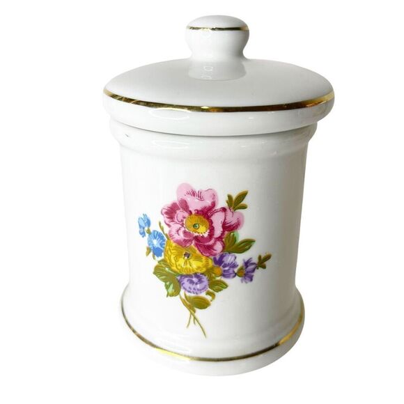 Vintage Reutter Porcelain "BETTHUPFERL" Bedtime Snack Jar W/ Lid W. Germany - Picture 16 of 16